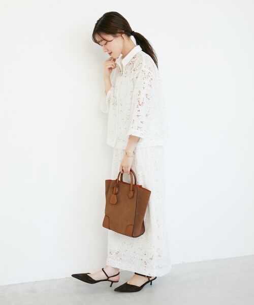 le.coeur blanc / ルクールブラン シャツ・ブラウス | モチーフレースシャツ | 詳細13