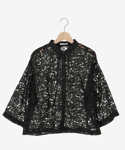 le.coeur blanc / ルクールブラン シャツ・ブラウス | モチーフレースシャツ | 詳細15