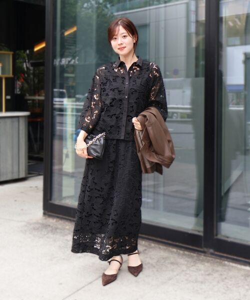 le.coeur blanc / ルクールブラン シャツ・ブラウス | モチーフレースシャツ | 詳細19