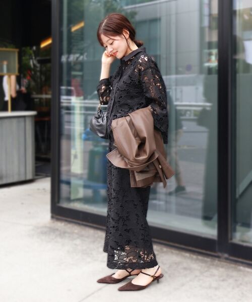 le.coeur blanc / ルクールブラン シャツ・ブラウス | モチーフレースシャツ | 詳細20