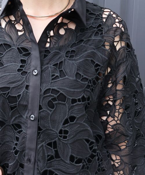 le.coeur blanc / ルクールブラン シャツ・ブラウス | モチーフレースシャツ | 詳細22