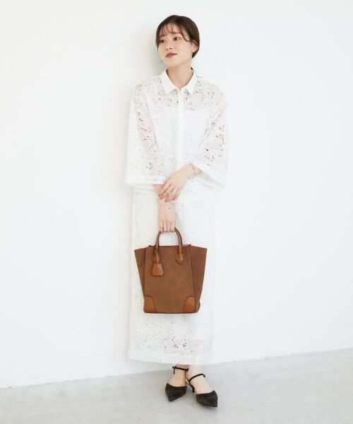 le.coeur blanc / ルクールブラン シャツ・ブラウス | モチーフレースシャツ | 詳細8
