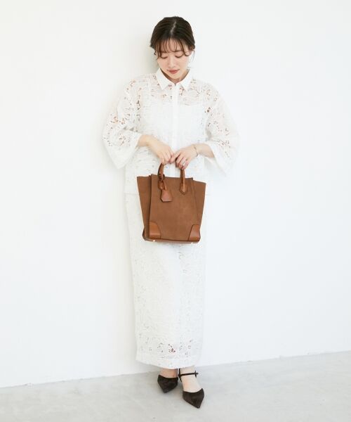 le.coeur blanc / ルクールブラン シャツ・ブラウス | モチーフレースシャツ | 詳細9