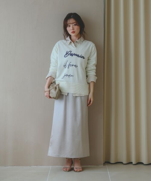 le.coeur blanc / ルクールブラン シャツ・ブラウス | リバーフェイクスエードオーバーシャツ | 詳細17