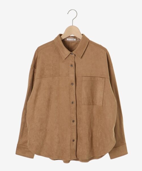 le.coeur blanc / ルクールブラン シャツ・ブラウス | リバーフェイクスエードオーバーシャツ | 詳細19