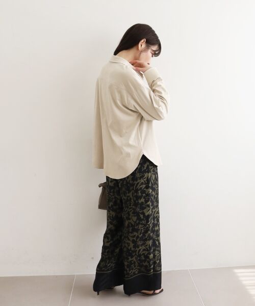 le.coeur blanc / ルクールブラン シャツ・ブラウス | リバーフェイクスエードオーバーシャツ | 詳細9