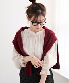 le.coeur blanc / ルクールブラン シャツ・ブラウス | パウダーサテン2WAYブラウス