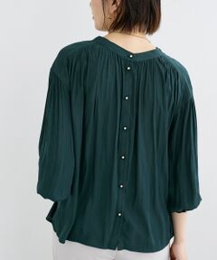 le.coeur blanc / ルクールブラン シャツ・ブラウス | パウダーサテン2WAYブラウス