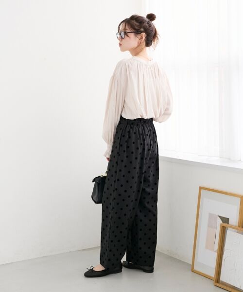 le.coeur blanc / ルクールブラン シャツ・ブラウス | パウダーサテン2WAYブラウス | 詳細17