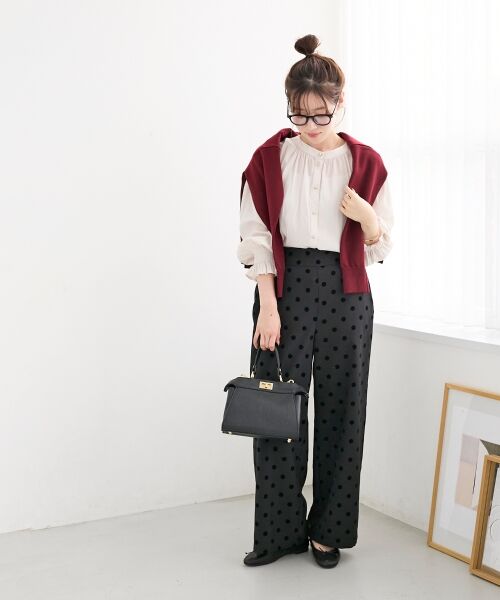 le.coeur blanc / ルクールブラン シャツ・ブラウス | パウダーサテン2WAYブラウス | 詳細18