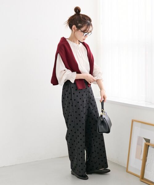 le.coeur blanc / ルクールブラン シャツ・ブラウス | パウダーサテン2WAYブラウス | 詳細19