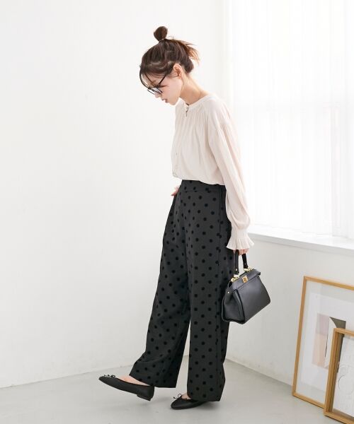 le.coeur blanc / ルクールブラン シャツ・ブラウス | パウダーサテン2WAYブラウス | 詳細22