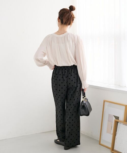 le.coeur blanc / ルクールブラン シャツ・ブラウス | パウダーサテン2WAYブラウス | 詳細23