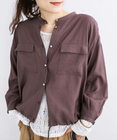 le.coeur blanc / ルクールブラン シャツ・ブラウス | 《手洗い可能》ヴィンテージライクドロストブラウス