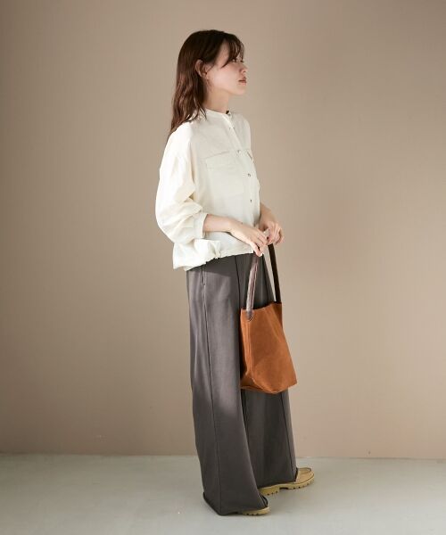 le.coeur blanc / ルクールブラン シャツ・ブラウス | 《手洗い可能》ヴィンテージライクドロストブラウス | 詳細24