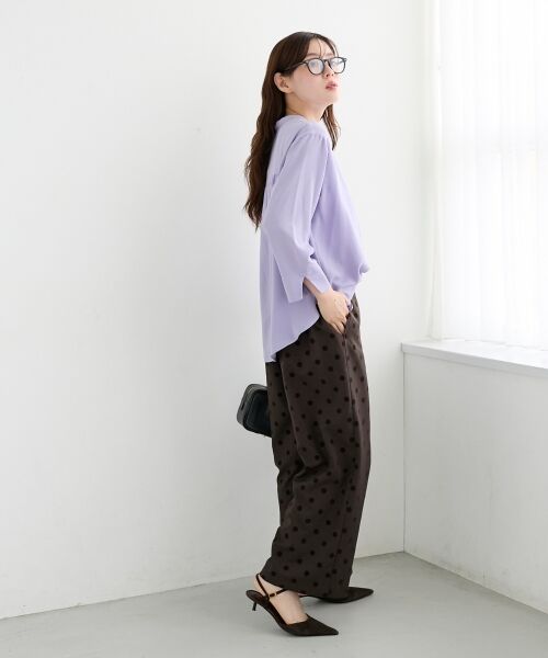le.coeur blanc / ルクールブラン シャツ・ブラウス | 2WAYジョーゼット長袖ブラウス | 詳細15