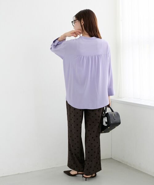 le.coeur blanc / ルクールブラン シャツ・ブラウス | 2WAYジョーゼット長袖ブラウス | 詳細19