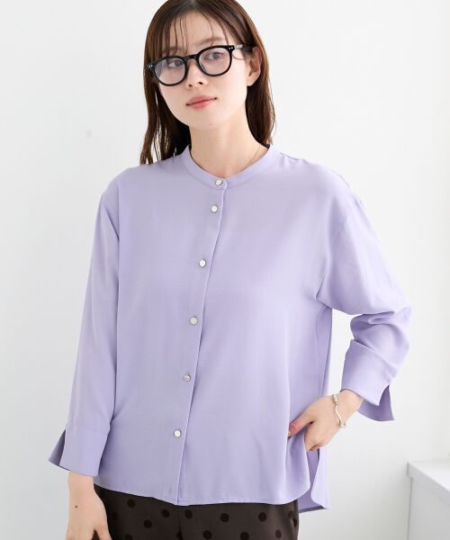 le.coeur blanc / ルクールブラン シャツ・ブラウス | 2WAYジョーゼット長袖ブラウス | 詳細2