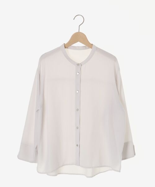 le.coeur blanc / ルクールブラン シャツ・ブラウス | 2WAYジョーゼット長袖ブラウス | 詳細20