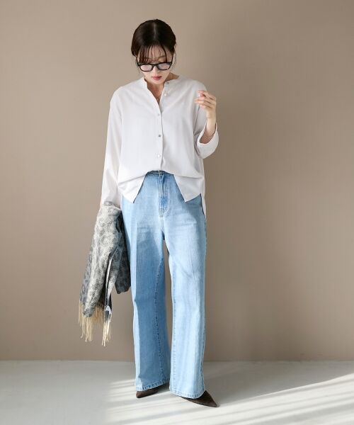 le.coeur blanc / ルクールブラン シャツ・ブラウス | 2WAYジョーゼット長袖ブラウス | 詳細30