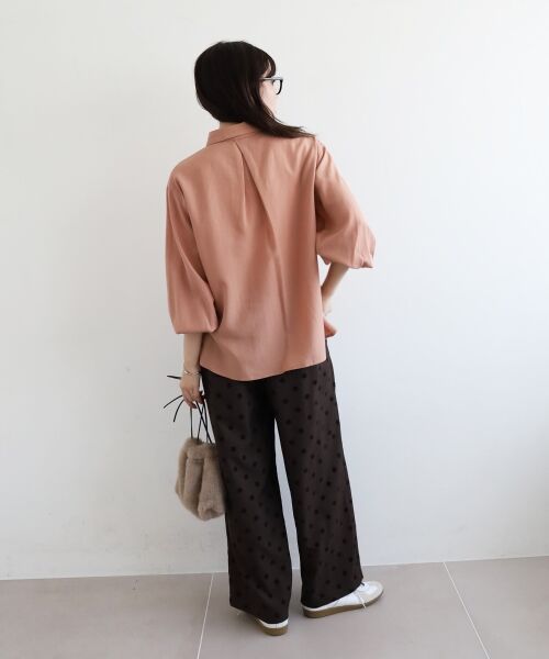 le.coeur blanc / ルクールブラン シャツ・ブラウス | フロントフリルレギュラーカラーブラウス | 詳細12