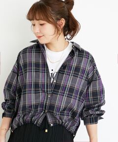 le.coeur blanc / ルクールブラン シャツ・ブラウス | 《手洗い可能》ドロストチェックシャツ