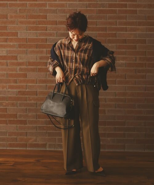 le.coeur blanc / ルクールブラン シャツ・ブラウス | 《手洗い可能》ドロストチェックシャツ | 詳細16