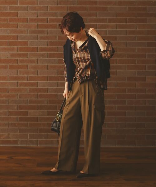 le.coeur blanc / ルクールブラン シャツ・ブラウス | 《手洗い可能》ドロストチェックシャツ | 詳細19