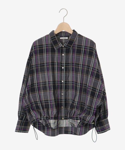 le.coeur blanc / ルクールブラン シャツ・ブラウス | 《手洗い可能》ドロストチェックシャツ | 詳細20