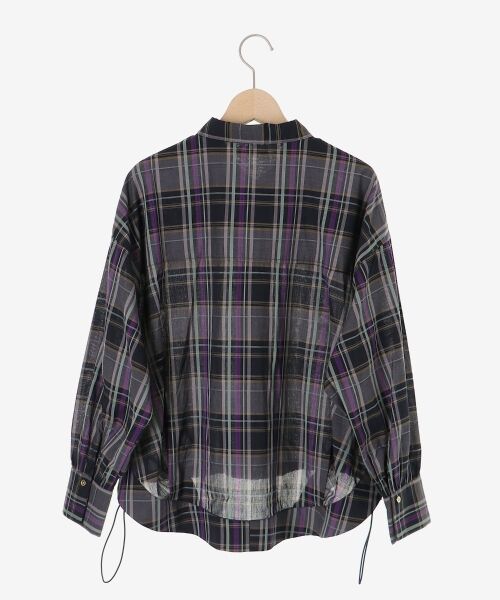 le.coeur blanc / ルクールブラン シャツ・ブラウス | 《手洗い可能》ドロストチェックシャツ | 詳細29