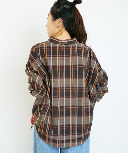 le.coeur blanc / ルクールブラン シャツ・ブラウス | 《手洗い可能》ドロストチェックシャツ | 詳細6