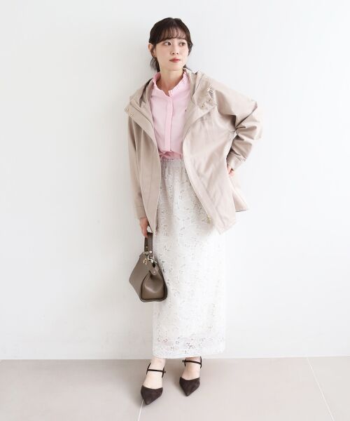 le.coeur blanc / ルクールブラン ロング・マキシ丈スカート | モチーフレーススカート | 詳細18