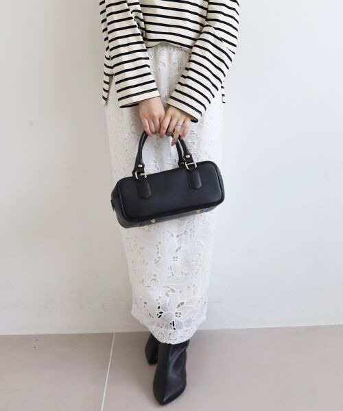 le.coeur blanc / ルクールブラン ロング・マキシ丈スカート | モチーフレーススカート | 詳細9