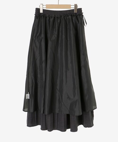 le.coeur blanc / ルクールブラン ロング・マキシ丈スカート | ウールタッチ消しプリーツスカート | 詳細26