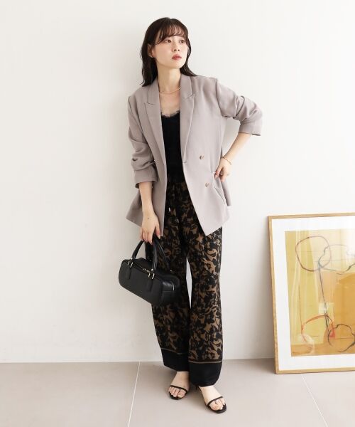 le.coeur blanc / ルクールブラン その他パンツ | パネルフラワープリントパンツ | 詳細6