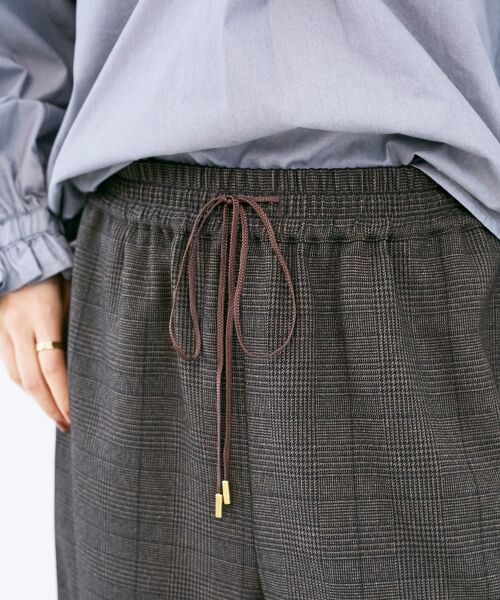 le.coeur blanc / ルクールブラン その他パンツ | グレンチェックイージーワイドパンツ | 詳細26