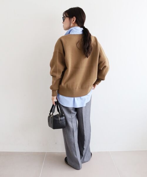 le.coeur blanc / ルクールブラン その他パンツ | ツイードライクイージーワイドパンツ | 詳細12