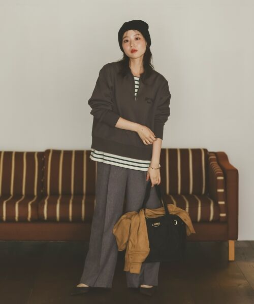 le.coeur blanc / ルクールブラン その他パンツ | ツイードライクイージーワイドパンツ | 詳細5