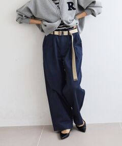 le.coeur blanc / ルクールブラン チノ・ワークパンツ | タックカーブチノパンツ