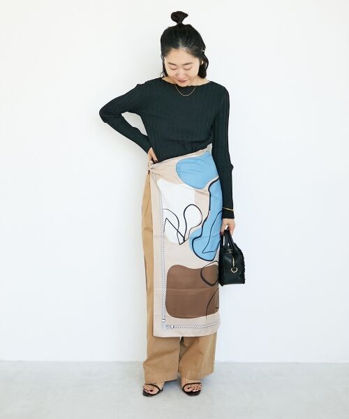 le.coeur blanc / ルクールブラン チノ・ワークパンツ | タックカーブチノパンツ | 詳細1