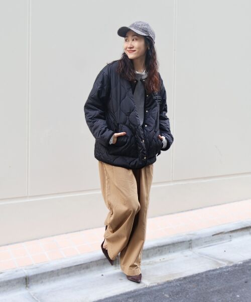 le.coeur blanc / ルクールブラン チノ・ワークパンツ | タックカーブチノパンツ | 詳細10