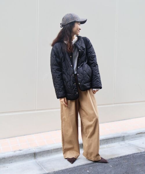 le.coeur blanc / ルクールブラン チノ・ワークパンツ | タックカーブチノパンツ | 詳細11