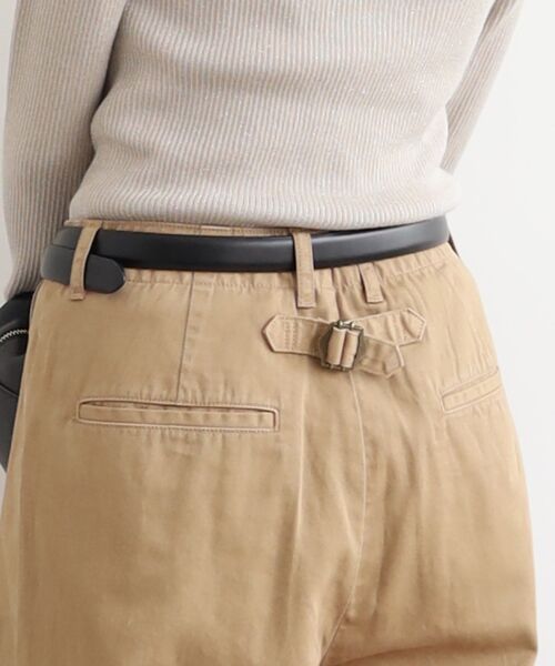 le.coeur blanc / ルクールブラン チノ・ワークパンツ | タックカーブチノパンツ | 詳細17