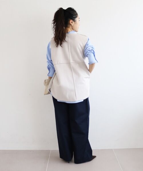 le.coeur blanc / ルクールブラン チノ・ワークパンツ | タックカーブチノパンツ | 詳細27