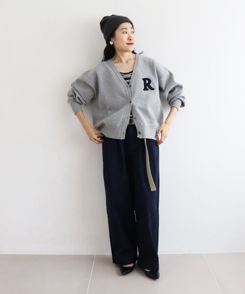 le.coeur blanc / ルクールブラン チノ・ワークパンツ | タックカーブチノパンツ | 詳細30