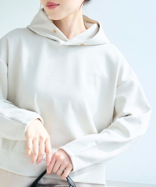 le.coeur blanc / ルクールブラン ロング・マキシ丈ワンピース | レイヤードライクパーカー×スカートセット | 詳細12