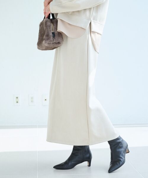 le.coeur blanc / ルクールブラン ロング・マキシ丈ワンピース | レイヤードライクパーカー×スカートセット | 詳細15