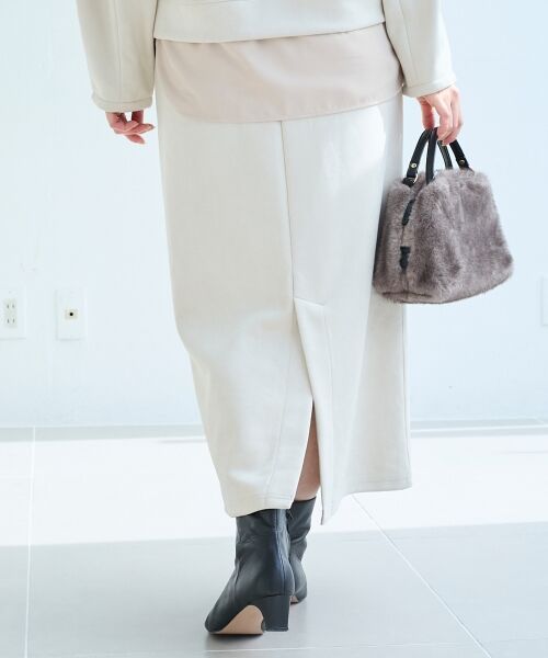 le.coeur blanc / ルクールブラン ロング・マキシ丈ワンピース | レイヤードライクパーカー×スカートセット | 詳細16