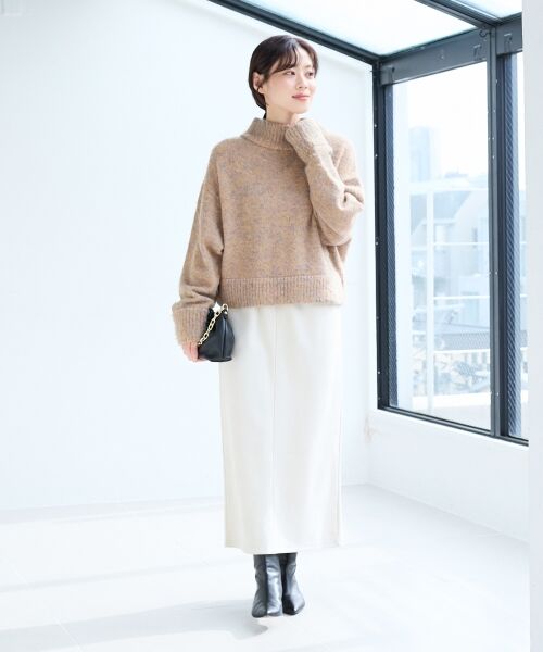 le.coeur blanc / ルクールブラン ロング・マキシ丈ワンピース | レイヤードライクパーカー×スカートセット | 詳細19