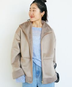 le.coeur blanc / ルクールブラン その他アウター | フェイクムートンファーコート